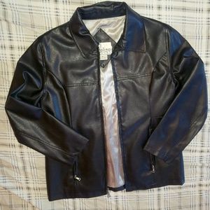 Leather look jacket